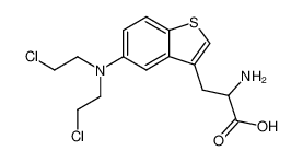 (5-bis(2-chloroethyl)amino-(3-benzo(b)thienylmethyl))α-amino-3-propionic acid CAS:98406-31-6 manufacturer & supplier