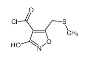 5-(methylsulfanylmethyl)-3-oxo-1,2-oxazole-4-carbonyl chloride CAS:98406-62-3 manufacturer & supplier