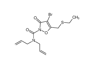 N,N-diallyl-4-bromo-5-((ethylthio)methyl)-3-oxoisoxazole-2(3H)-carboxamide CAS:98406-74-7 manufacturer & supplier