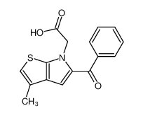 6H-Thieno[2,3-b]pyrrole-6-acetic acid, 5-benzoyl-3-methyl- CAS:98407-53-5 manufacturer & supplier