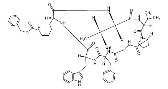 cyclo(-D-Trp-Lys(Z)-Thr-Val-Pro-Gly-Phe-) CAS:98409-08-6 manufacturer & supplier