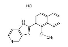 2-(1-Methoxy-naphthalen-2-yl)-1H-imidazo[4,5-c]pyridine; hydrochloride CAS:98410-73-2 manufacturer & supplier