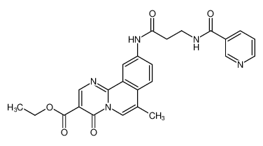 ethyl 7-methyl-10-(3-(nicotinamido)propanamido)-4-oxo-4H-pyrimido[2,1-a]isoquinoline-3-carboxylate CAS:98411-32-6 manufacturer & supplier