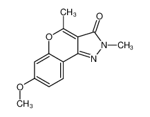 7-Methoxy-2,4-dimethyl-2H-chromeno[4,3-c]pyrazol-3-one CAS:98412-04-5 manufacturer & supplier