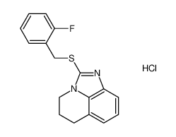 2-((2-fluorobenzyl)thio)-5,6-dihydro-4H-imidazo[4,5,1-ij]quinoline hydrochloride CAS:98412-40-9 manufacturer & supplier