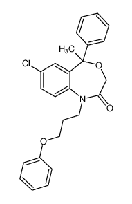 7-chloro-5-methyl-1-(3-phenoxypropyl)-5-phenyl-1,5-dihydrobenzo[e][1,4]oxazepin-2(3H)-one CAS:98414-67-6 manufacturer & supplier