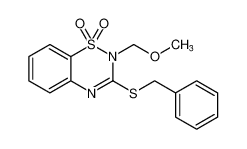 3-(benzylthio)-2-(methoxymethyl)-2H-benzo[e][1,2,4]thiadiazine 1,1-dioxide CAS:98417-48-2 manufacturer & supplier