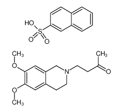 4-(6,7-Dimethoxy-3,4-dihydro-1H-isoquinolin-2-yl)-butan-2-one; compound with naphthalene-2-sulfonic acid CAS:98421-98-8 manufacturer & supplier