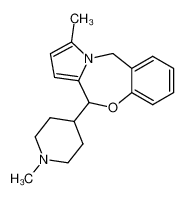 3-methyl-11-[(1-methyl)piperidin-4-yl]-5H,11H-pyrrolo[2,1-c][1,4]benzoxazepine CAS:98440-46-1 manufacturer & supplier