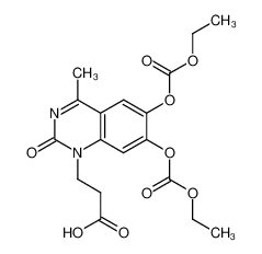 6,7-Diethoxycarbonyloxy-4-methyl-2(1H)-quinazolinone-1-propionic acid CAS:98440-57-4 manufacturer & supplier