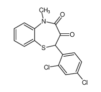 2-(2,4-dichlorophenyl)-5-methylbenzo[b][1,4]thiazepine-3,4(2H,5H)-dione CAS:98448-73-8 manufacturer & supplier