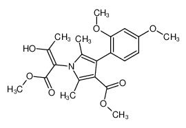 4-(2,4-Dimethoxyphenyl)-1-(2-hydroxy-1-(methoxycarbonyl)-1-propenyl)-2,5-dimethyl-3-pyrrolcarbonsaeure-methylester CAS:98450-46-5 manufacturer & supplier