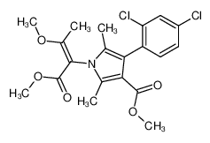 4-(2,4-Dichlorphenyl)-1-(2-methoxy-1-(methoxycarbonyl)-1-propenyl)-2,5-dimethyl-3-pyrrolcarbonsaeure-methylester CAS:98450-71-6 manufacturer & supplier