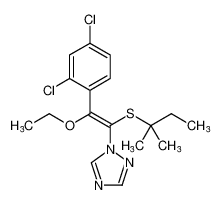 (E)-1-(2-(2,4-dichlorophenyl)-2-ethoxy-1-(tert-pentylthio)vinyl)-1H-1,2,4-triazole CAS:98452-20-1 manufacturer & supplier