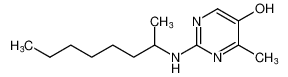 5-Pyrimidinol, 4-methyl-2-[(1-methylheptyl)amino]- CAS:98456-02-1 manufacturer & supplier