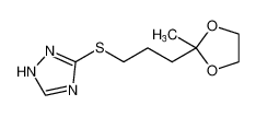 1H-1,2,4-Triazole, 3-[[3-(2-methyl-1,3-dioxolan-2-yl)propyl]thio]- CAS:98456-62-3 manufacturer & supplier