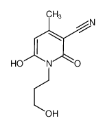 1-(3-hydroxypropyl)-6-hydroxy-4-methyl-2-oxo-1,2-dihydropyridine-3-carbonitrile CAS:98458-25-4 manufacturer & supplier