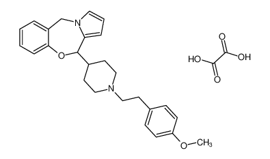 11-(1-(4-methoxyphenethyl)piperidin-4-yl)-5H,11H-benzo[f]pyrrolo[2,1-c][1,4]oxazepine oxalate CAS:98460-68-5 manufacturer & supplier