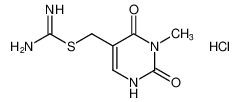 (3-methyl-2,4-dioxo-1,2,3,4-tetrahydropyrimidin-5-yl)methyl carbamimidothioate hydrochloride CAS:98475-41-3 manufacturer & supplier