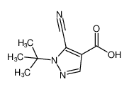 1H-Pyrazole-4-carboxylic acid, 5-cyano-1-(1,1-dimethylethyl)- CAS:98477-13-5 manufacturer & supplier