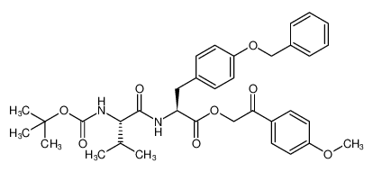 2-(4-methoxyphenyl)-2-oxoethyl (S)-3-(4-(benzyloxy)phenyl)-2-((S)-2-((tert-butoxycarbonyl)amino)-3-methylbutanamido)propanoate CAS:98477-70-4 manufacturer & supplier