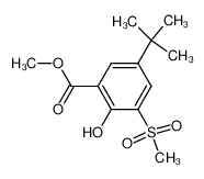 2-methoxycarbonyl-4-(1,1-dimethylethyl)-6-methylsulfonylphenol CAS:98480-11-6 manufacturer & supplier