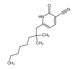 6-(2,2-Dimethyl-octyl)-2-oxo-1,2-dihydro-pyridine-3-carbonitrile CAS:98482-96-3 manufacturer & supplier