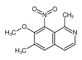 7-methoxy-1,6-dimethyl-8-nitroisoquinoline CAS:98498-40-9 manufacturer & supplier