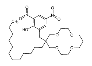 6-dodecyl-6-(2-hydroxy-3,5-dinitrobenzyl)-1,4,8,11-tetraoxacyclotetradecane CAS:98506-70-8 manufacturer & supplier