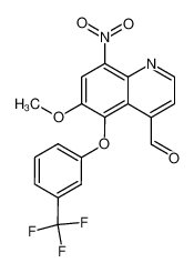 6-methoxy-8-nitro-5-(m-(trifluoromethyl)phenoxy)quinoline-4-carboxaldehyde CAS:98509-96-7 manufacturer & supplier