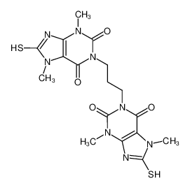 3,7,3',7'-tetramethyl-8,8'-dithioxo-3,7,8,9,3',7',8',9'-octahydro-1,1'-propane-1,3-diyl-bis-purine-2,6-dione CAS:98511-23-0 manufacturer & supplier