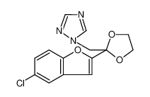 1H-1,2,4-Triazole, 1-[[2-(5-chloro-2-benzofuranyl)-1,3-dioxolan-2-yl]methyl]- CAS:98519-05-2 manufacturer & supplier