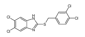 1H-Benzimidazole, 5,6-dichloro-2-[[(3,4-dichlorophenyl)methyl]thio]- CAS:98519-54-1 manufacturer & supplier