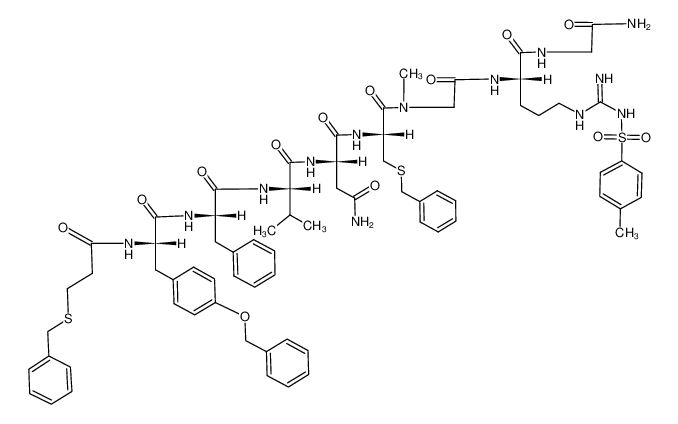 Mpa(Bzl)-Tyr(Bzl)-Phe-Val-Asn-Cys(Bzl)-Sar-Arg(Tos)-Gly-NH2 CAS:98525-42-9 manufacturer & supplier