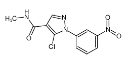 5-Chloro-1-(3-nitrophenyl)-N-methyl-1H-pyrazole-4-carboxamide CAS:98533-43-8 manufacturer & supplier