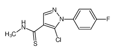 5-Chloro-1-(4-fluorophenyl)-N-methyl-1H-pyrazole-4-thiocarboxamide CAS:98533-61-0 manufacturer & supplier