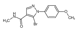 5-Bromo-1-(4-methoxyphenyl)-N-methyl-1H-pyrazole-4-carboxamide CAS:98533-77-8 manufacturer & supplier