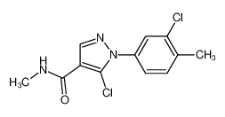 5-Chloro-1-(3-chloro-4-methylphenyl)-N-methyl-1H-pyrazole-4-carboxamide CAS:98533-91-6 manufacturer & supplier