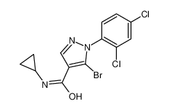 5-bromo-N-cyclopropyl-1-(2,4-dichlorophenyl)pyrazole-4-carboxamide CAS:98533-99-4 manufacturer & supplier