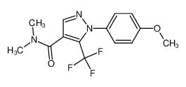 5-(Trifluoromethyl)-1-(4-methoxyphenyl)-N,N-dimethyl-1H-pyrazole-4-carboxamide CAS:98534-51-1 manufacturer & supplier