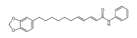 2,4-Undecadienamide, 11-(1,3-benzodioxol-5-yl)-N-phenyl-, (E,E)- CAS:98534-98-6 manufacturer & supplier