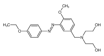 4-Aethoxy-3'-(bis-(2-hydroxy-aethyl)-aminomethyl)-6'-methoxy-azobenzol CAS:98542-57-5 manufacturer & supplier