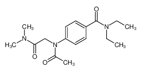 4-(Acetyl-dimethylcarbamoylmethyl-amino)-N,N-diethyl-benzamide CAS:98564-89-7 manufacturer & supplier