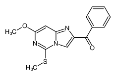 {7-methoxy-5-methylthio-imidazo[1,2-c]pyrimidin-2-yl}phenylmethanone CAS:98567-14-7 manufacturer & supplier