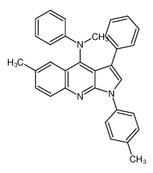 6-Methyl-4-(methyl(phenyl)amino)-3-phenyl-1-(p-tolyl)-1H-pyrrolo(2,3-b)chinolin CAS:98569-83-6 manufacturer & supplier