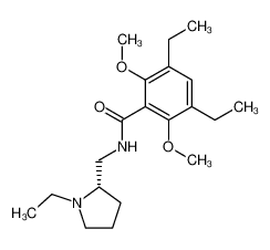 3,5-Diethyl-N-((S)-1-ethyl-pyrrolidin-2-ylmethyl)-2,6-dimethoxy-benzamide CAS:98575-97-4 manufacturer & supplier