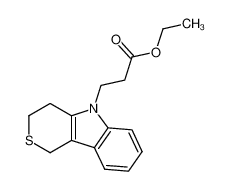 3-(3,4-dihydro-1H-thiopyrano[4,3-b]indol-5-yl)-propionic acid ethyl ester CAS:98595-71-2 manufacturer & supplier