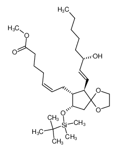 methyl(8,9-cis-9,12-trans)-9-t-butyldimethylsilyloxy-11-oxo-15α-hydroxy-prosta-5(Z),13(E)-dienoate-11-ethylene acetal CAS:98598-78-8 manufacturer & supplier