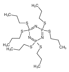 2,2,4,4,6,6-hexakis-propylsulfanyl-2λ5,4λ5,6λ5-cyclotriphosphazene CAS:986-12-9 manufacturer & supplier