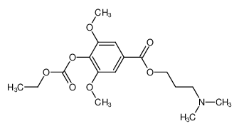 4-ethoxycarbonyloxy-3,5-dimethoxy-benzoic acid-(3-dimethylamino-propyl ester) CAS:98600-01-2 manufacturer & supplier